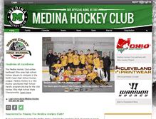 Tablet Screenshot of medinahockey.com